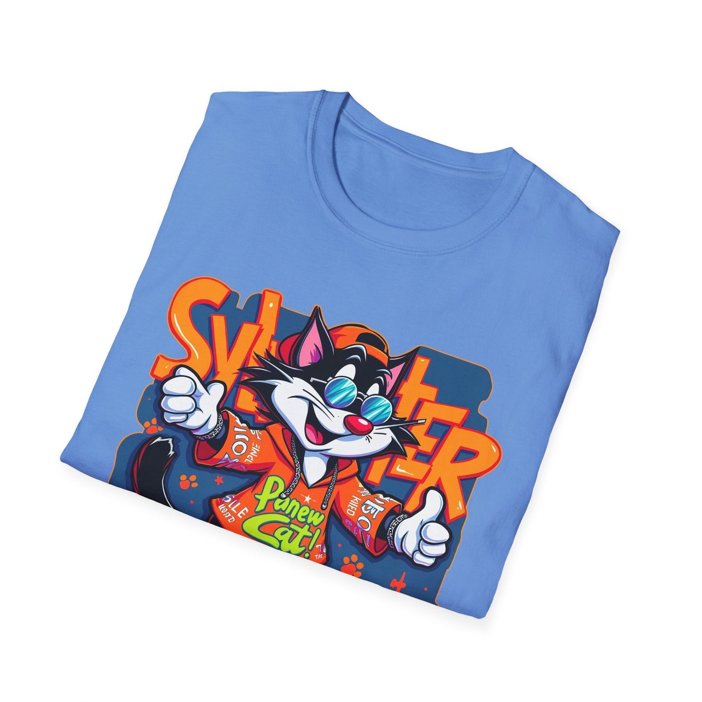 Funny Cartoon Animals Tee Shirt Unisex Gildan Softstyle 64000 Graphic Cartoon Tee