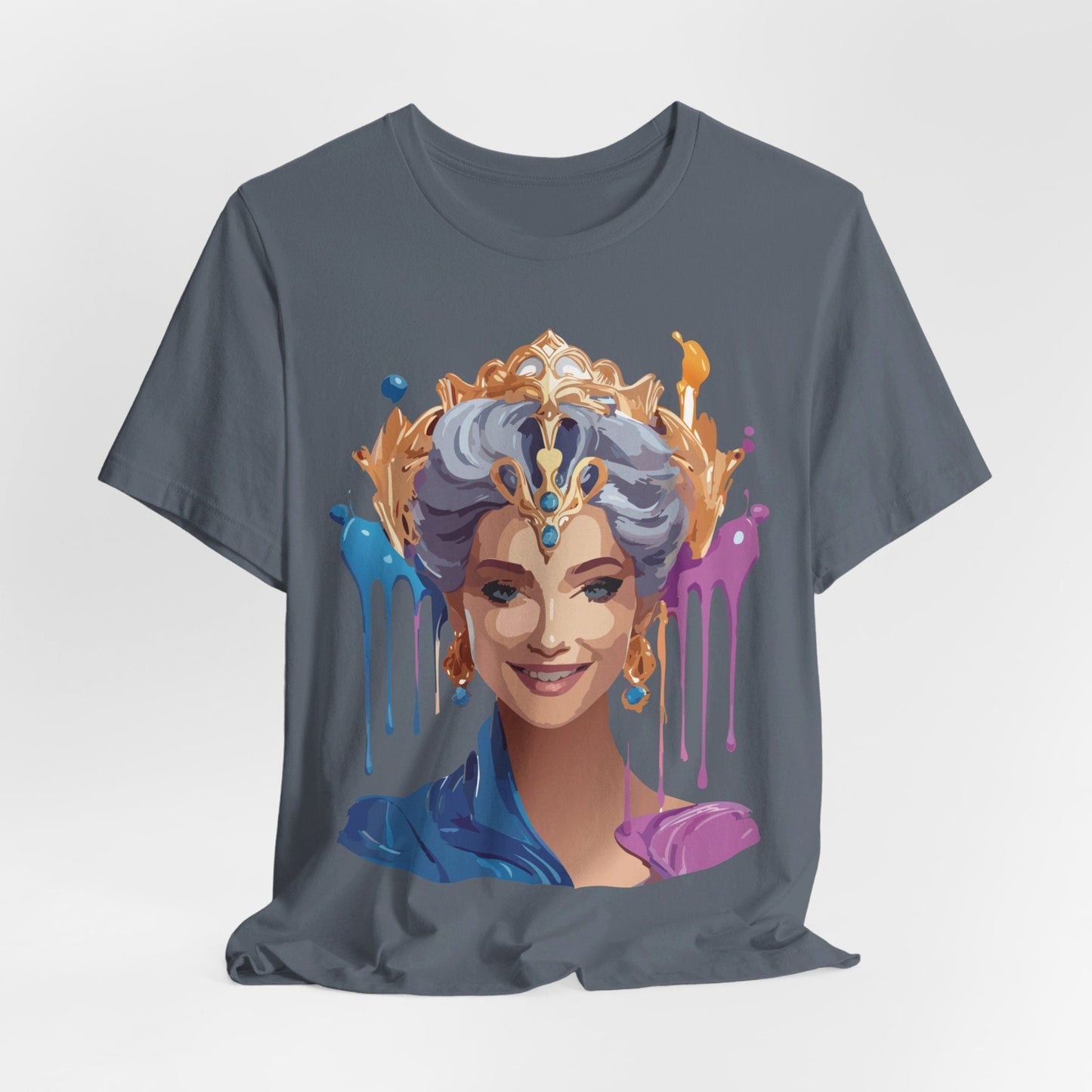 Queen Woman Portrait Graphic Unisex 100 Cotton Vintage Artwork Tee 18