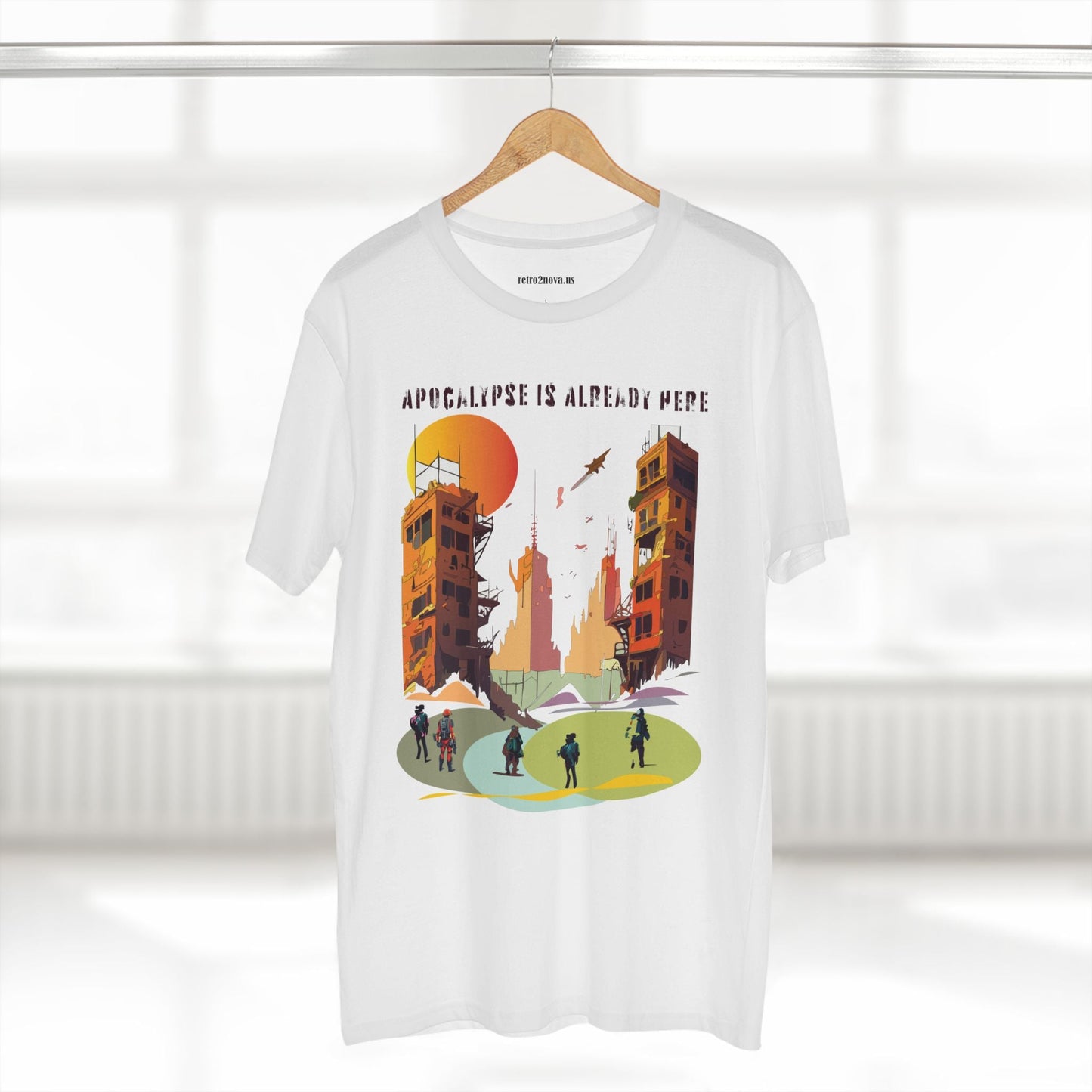 Cataclysm Doomsday Shirt Unisex Premium Cotton Tee With Original Art Design From Retro2Nova