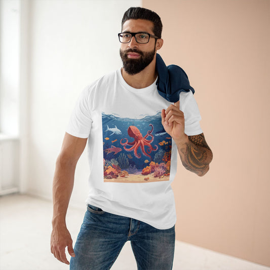 Ocean Shirt Ocean Pacific OP 18 Unisex Premium Cotton Art Tee With Original Art Design Retro2Nova
