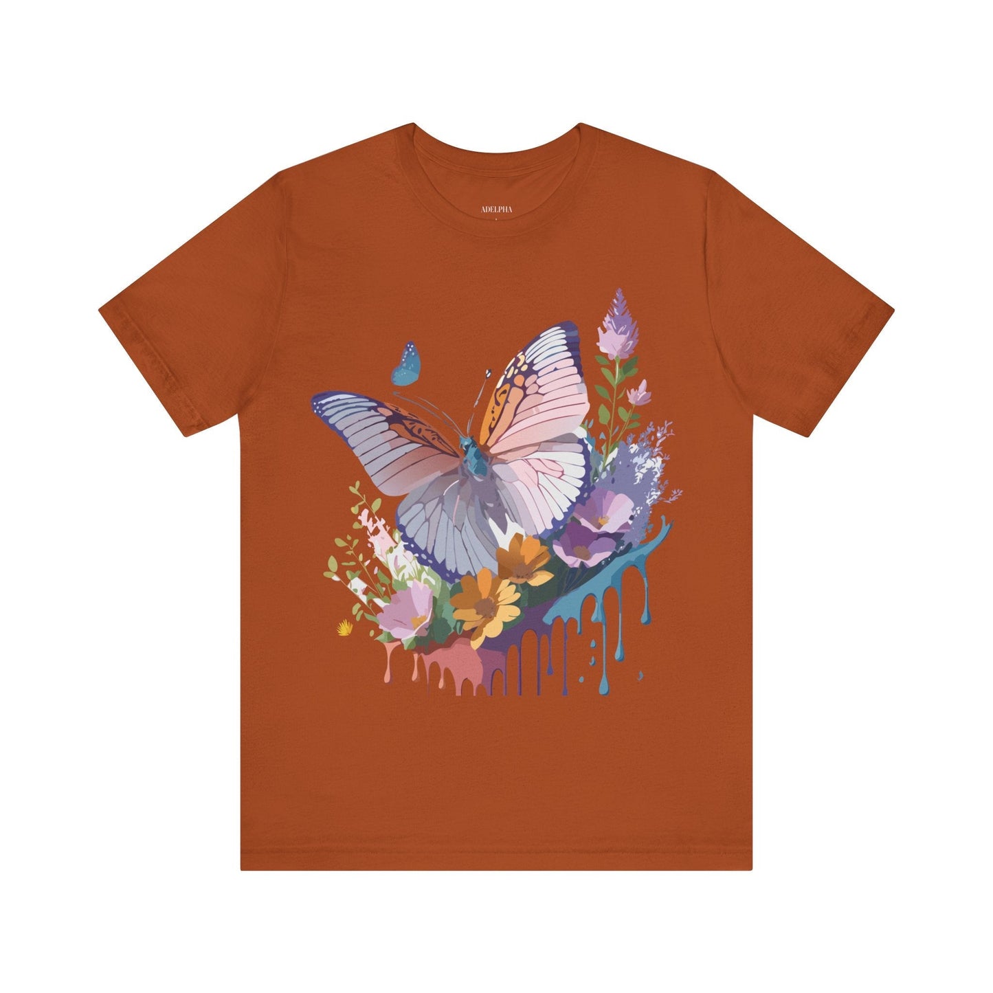 Butterfly Graphic Tee Unisex Adelpha Vintage Inspired Art Design Tee