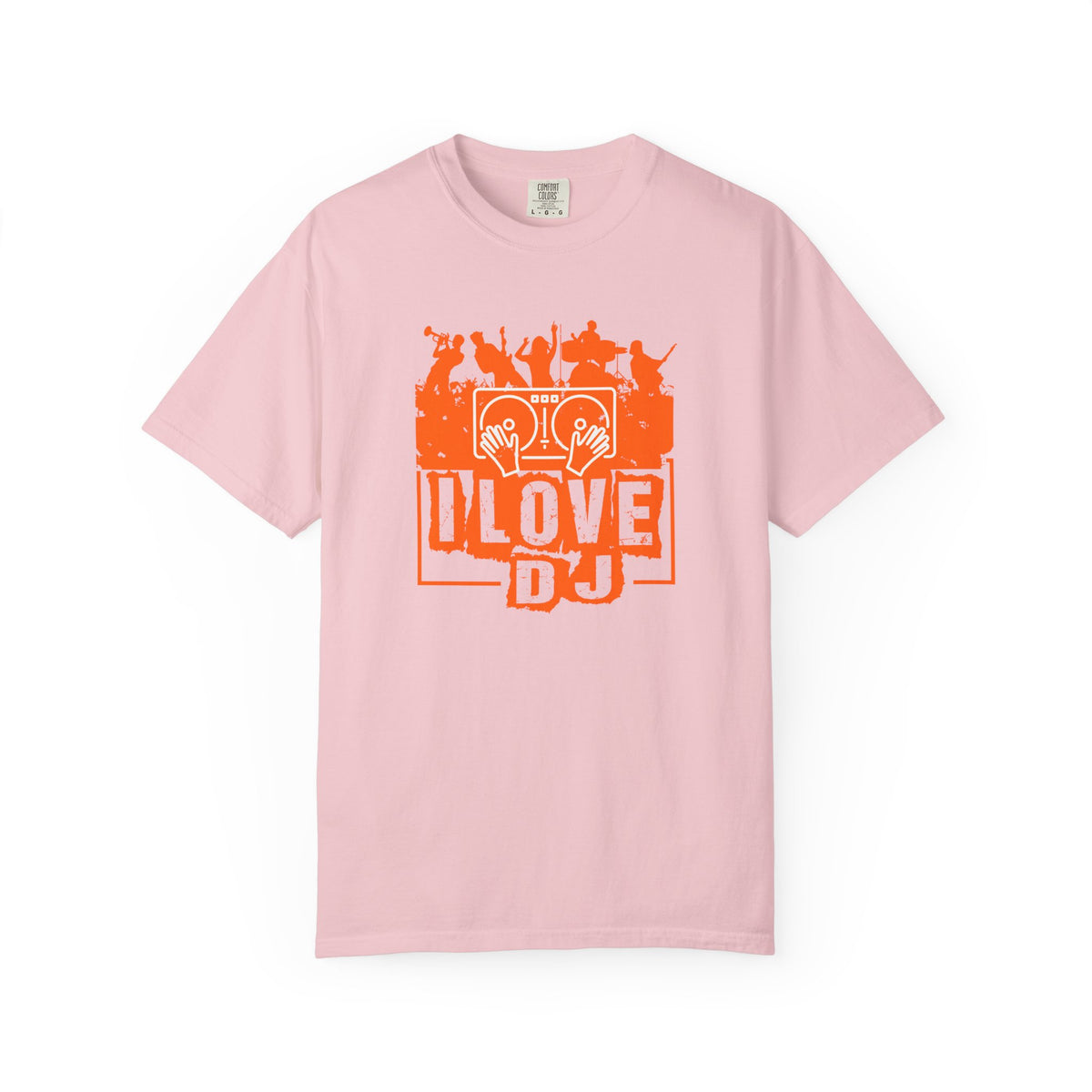 I Love DJ graphic T-shirt DJ Turntable Music Unisex Cotton Tee 051