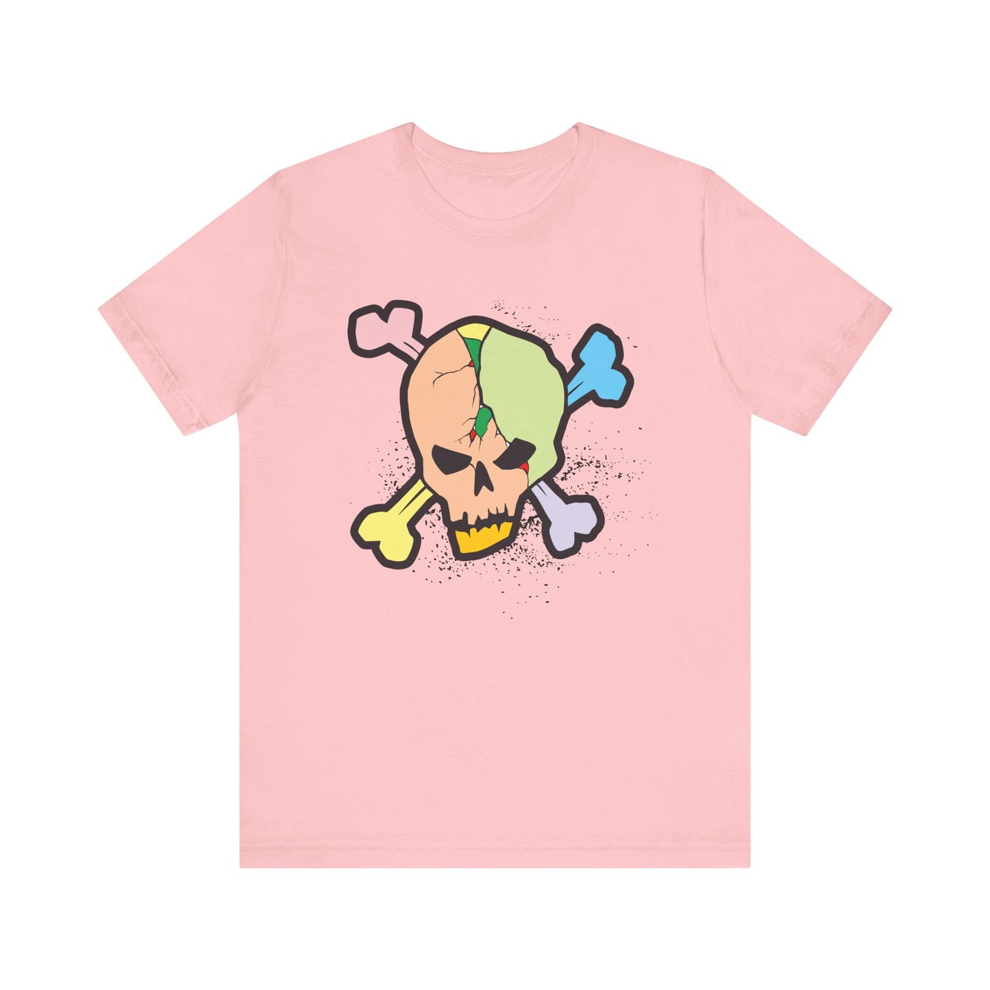 Multi Skull Graphic Design Tee, Skull Shirt, Vintage Tees, Art Design T-Shirt, Vintage Graphic Tee, Art Shirts with Skulls