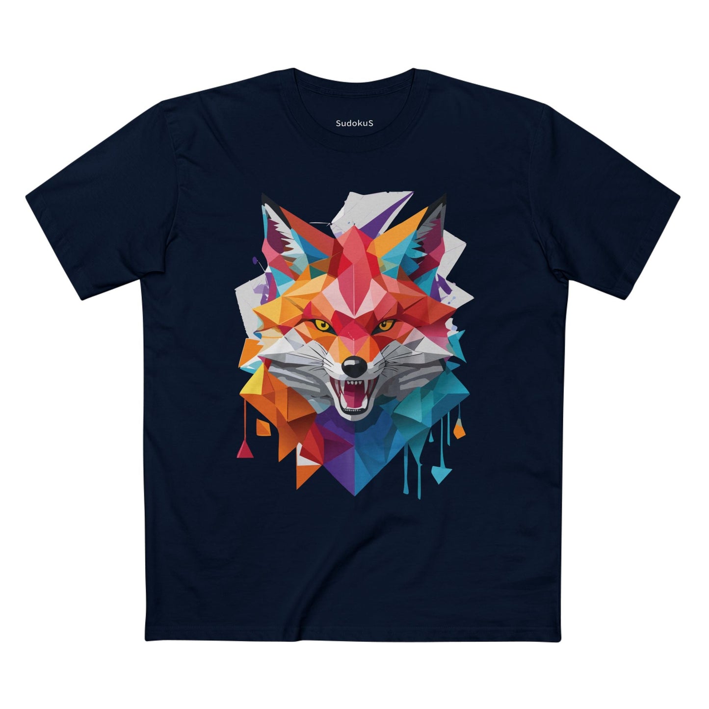Fox Graphic Unisex 100 Cotton Staple Tee with Animal Design Artwork 21