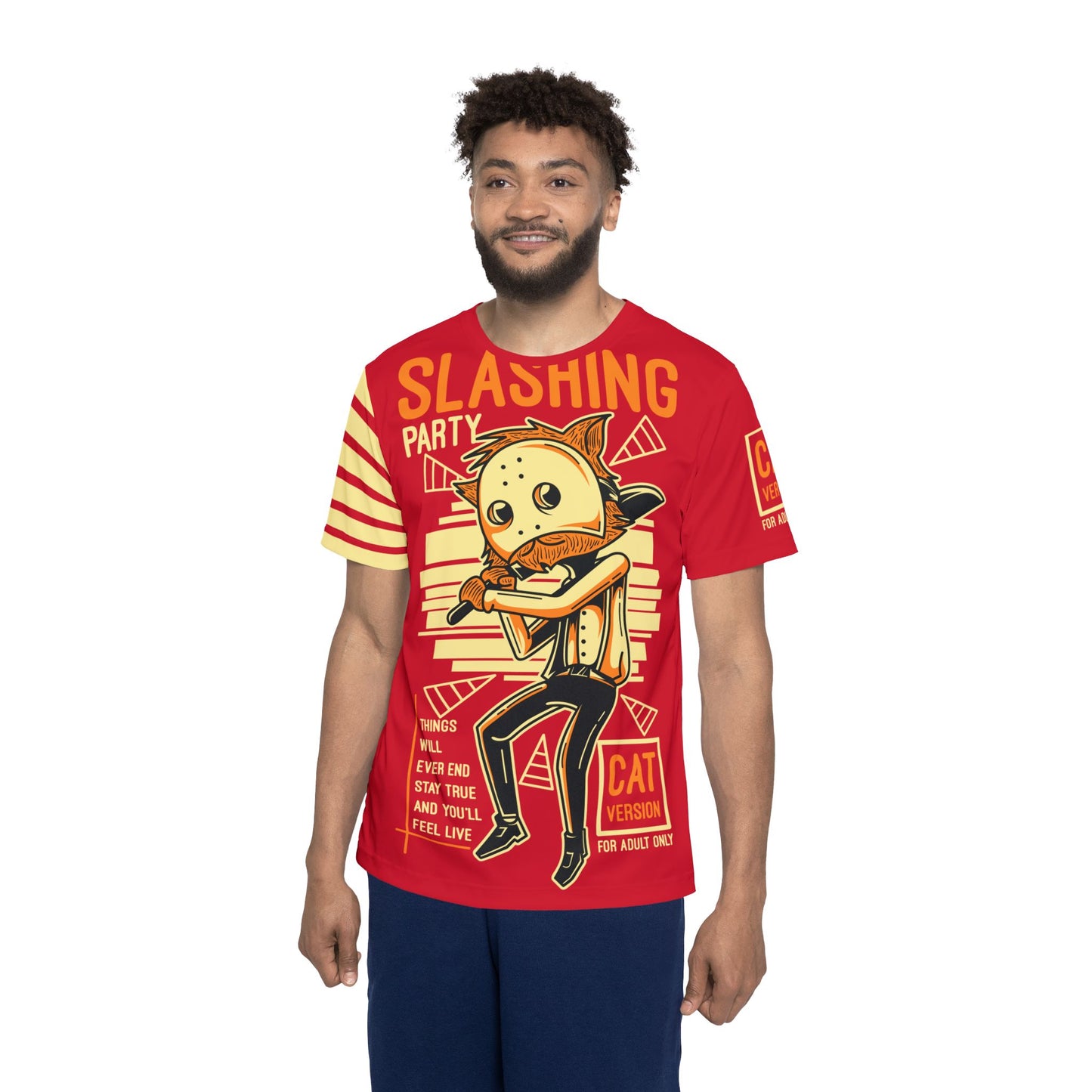 54-Be Fun Graphic T-Shirt, Art Design Poly Shirt, All Over Print Graphic Tee, Monsters T-Shirt, Cartoon Tees