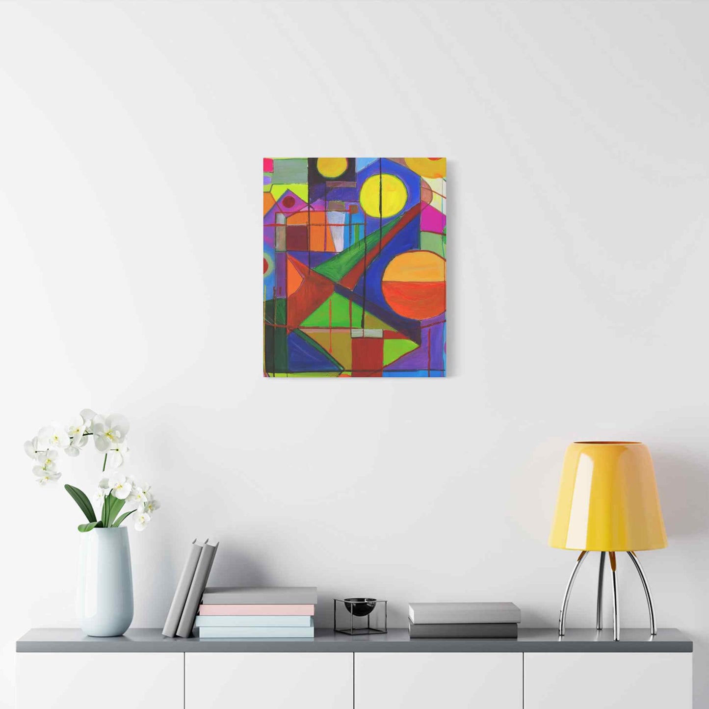 Abstract Painting Print Canvas 20x24,20x30,24x30, 24x32,24x36,30x40, 32x48,36x48,40x60 Pine-Wood Inner Frame ABS-5