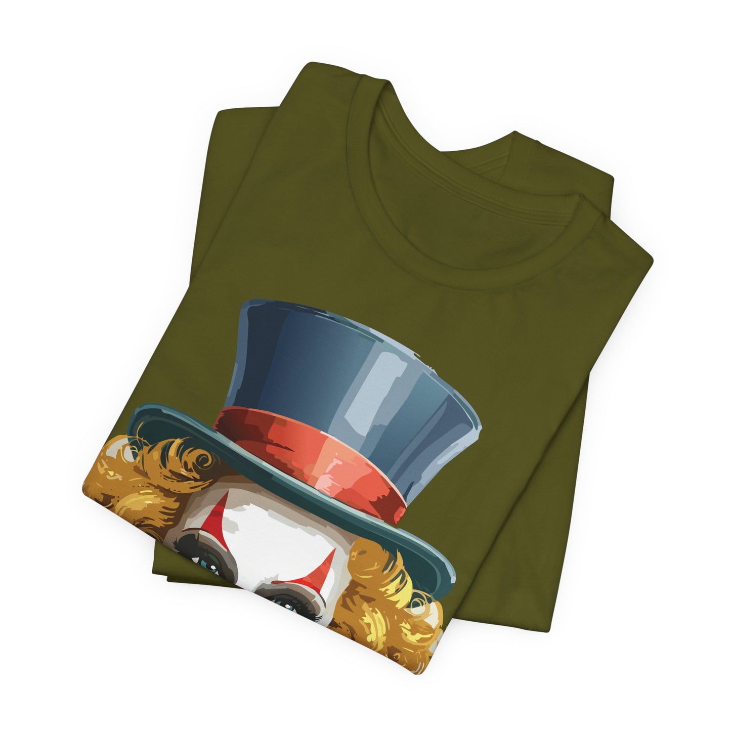 Clown Shirt, Funny Shirt, T-Shirt with Clown, Funny Art Design Tee, Circus Tees, Circus T-Shirt, Unisex Humor Wear 11