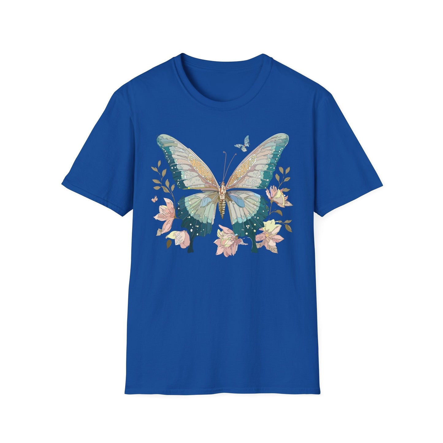 Butterfly T Shirt Unisex Softstyle Short Sleeve Gildan 64000 Monarch Inspired Shirt