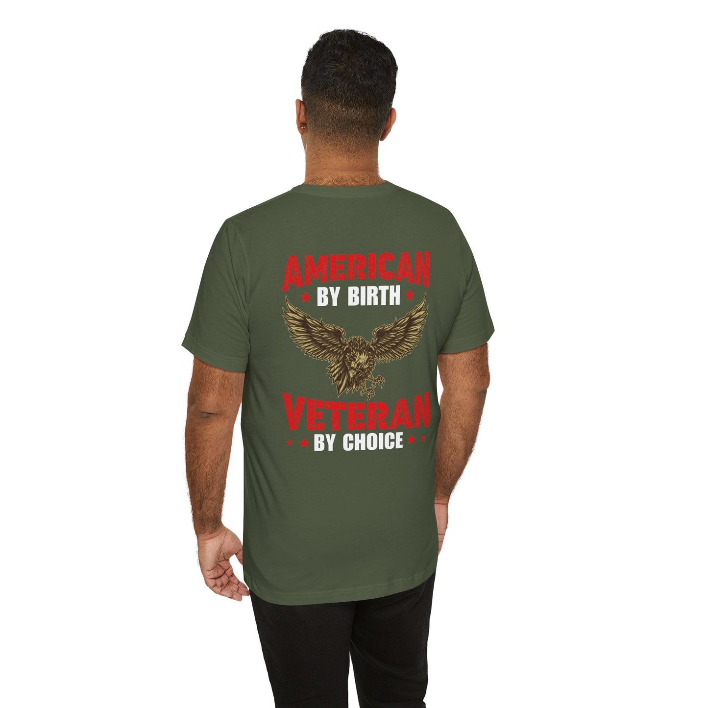 Army Veteran Patriotic Graphic Design Unisex Cotton T-Shirt v23