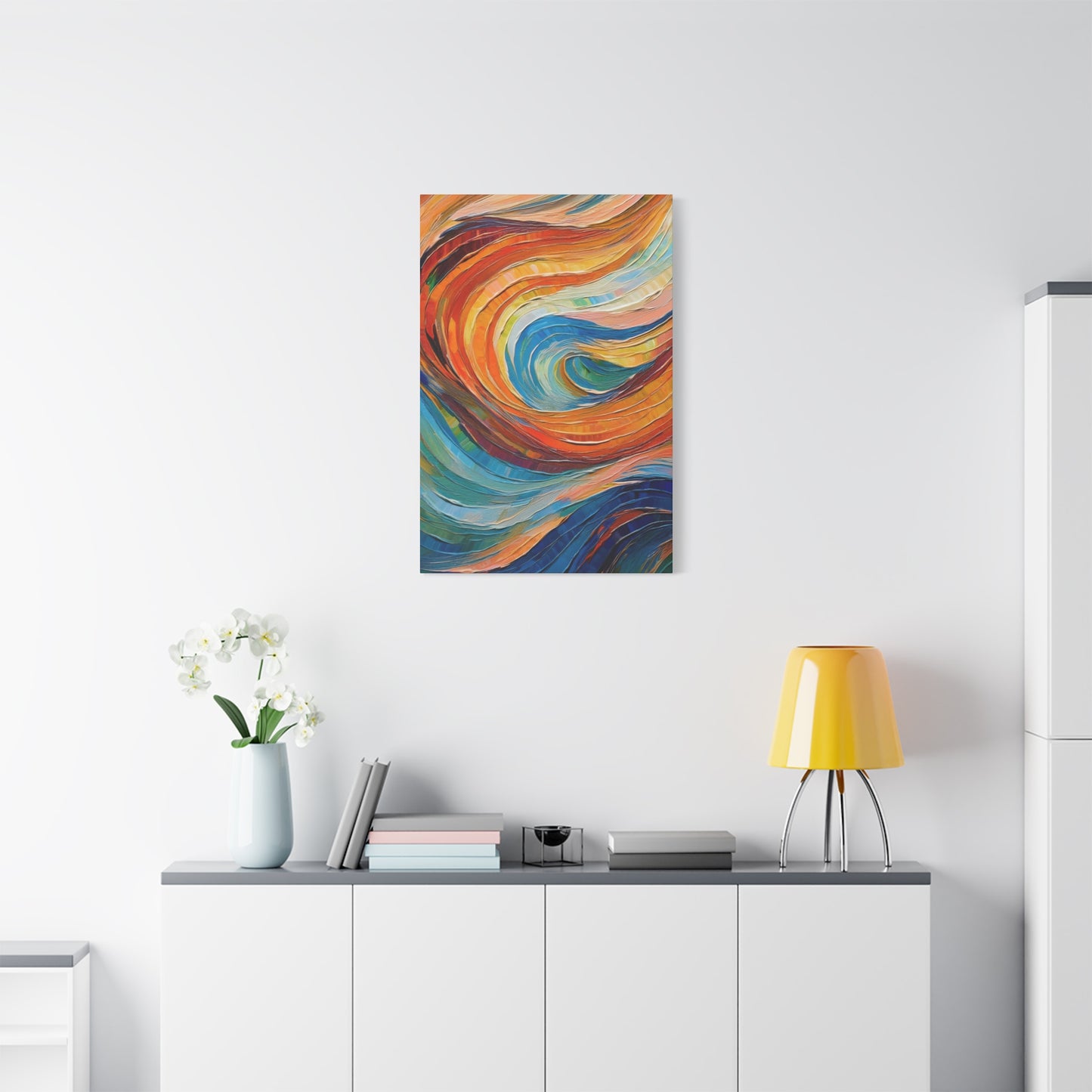 Abstract Oil Painting Print Canvas 20x24,20x30,24x30 24x32,24x36,30x40 32x48,36x48,40x60 Pine-Wood Inner Frame ABS-97