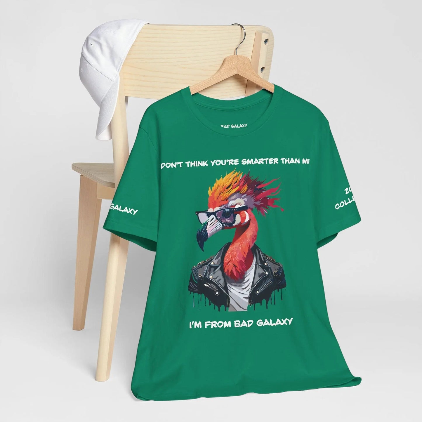 Animal T Shirt Made To Order In USA From Bad Galaxy With Eco Friendly Inks And 100 Percent Cotton