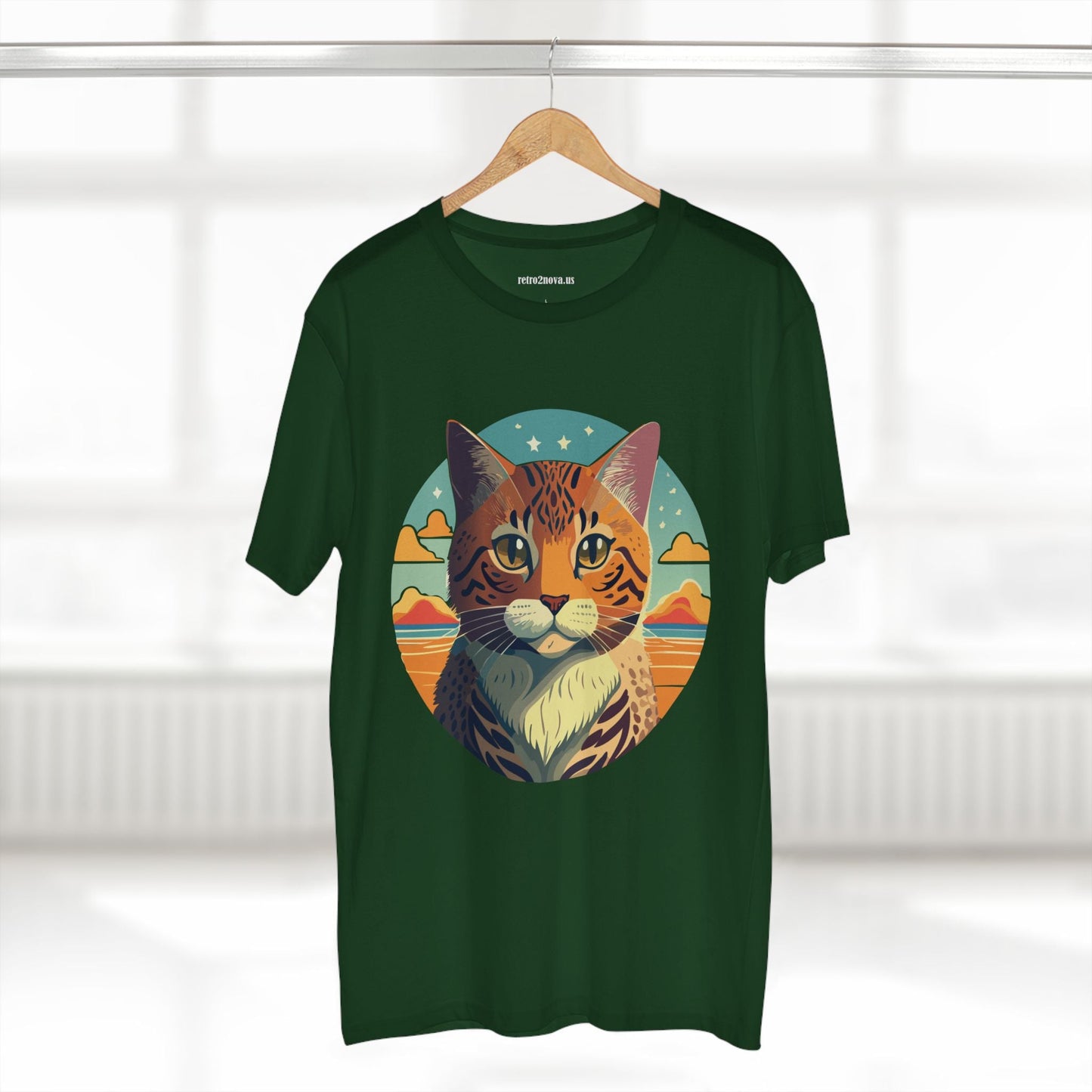 Unisex Premium Cotton Tee With Original Cat Art Design Animal Shirt For Cat Lovers Comfortable Breathable Everyday Wear