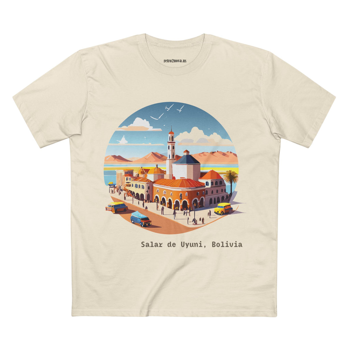 Salar de Uyuni Bolivia landscape T-Shirt | Salt Flats travel tee