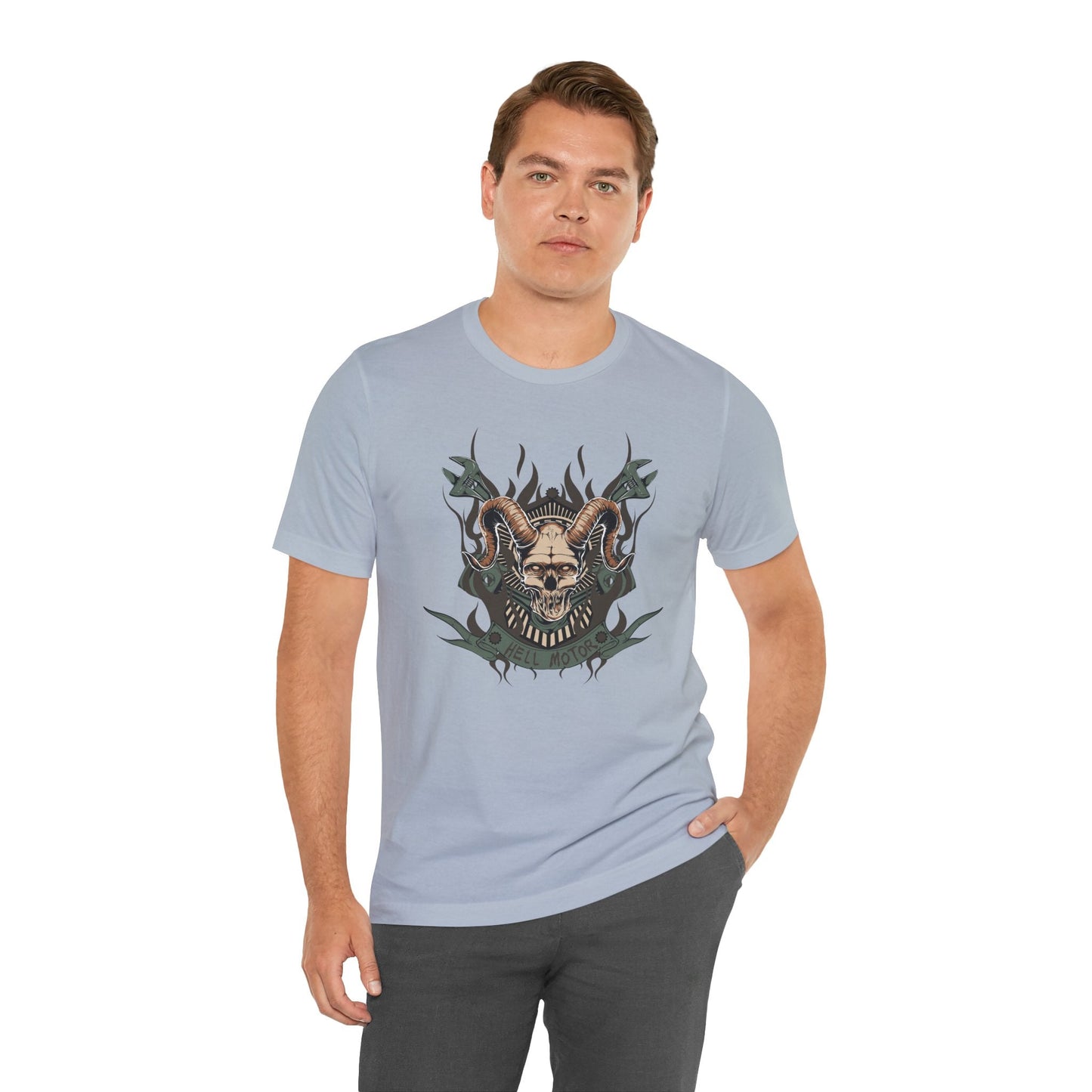 Gothic Skull Graphic Design Unisex Cotton Tee Art-49