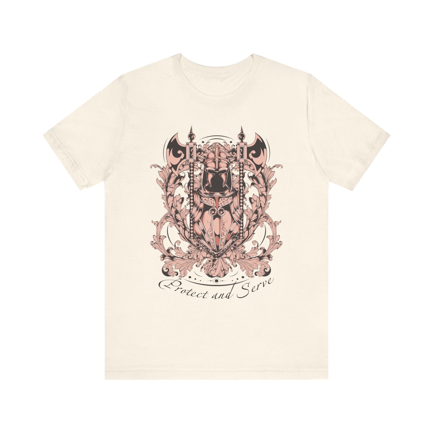 Protect and Serve Graphic Tee, Artistic Tee, Graphic T-Shirt, Artistic T-Shirt, Vintage Shirt, Gifts for Police Officers