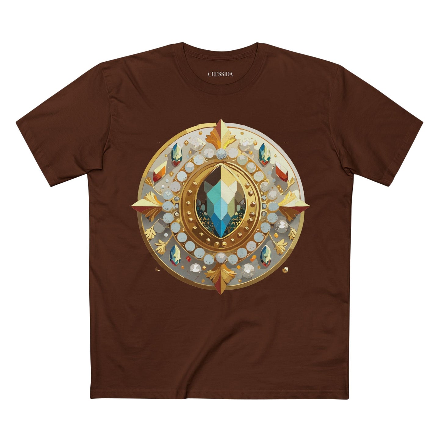 Medallion Graphic T-Shirt Unisex 100 Cotton With Gold Art Design Medal Tee 20
