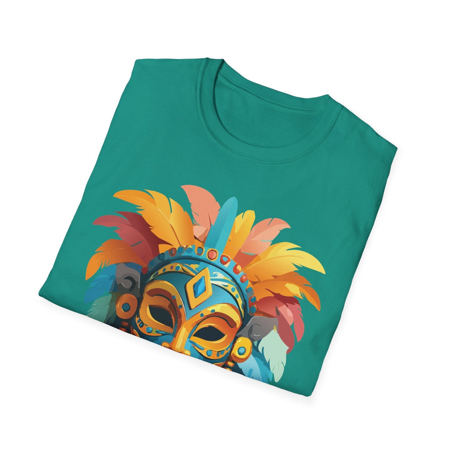 Mask Tee Shirt Unisex Graphic Design Short Sleeve Tee Gildan Softstyle 64000 Ring Spun Cotton
