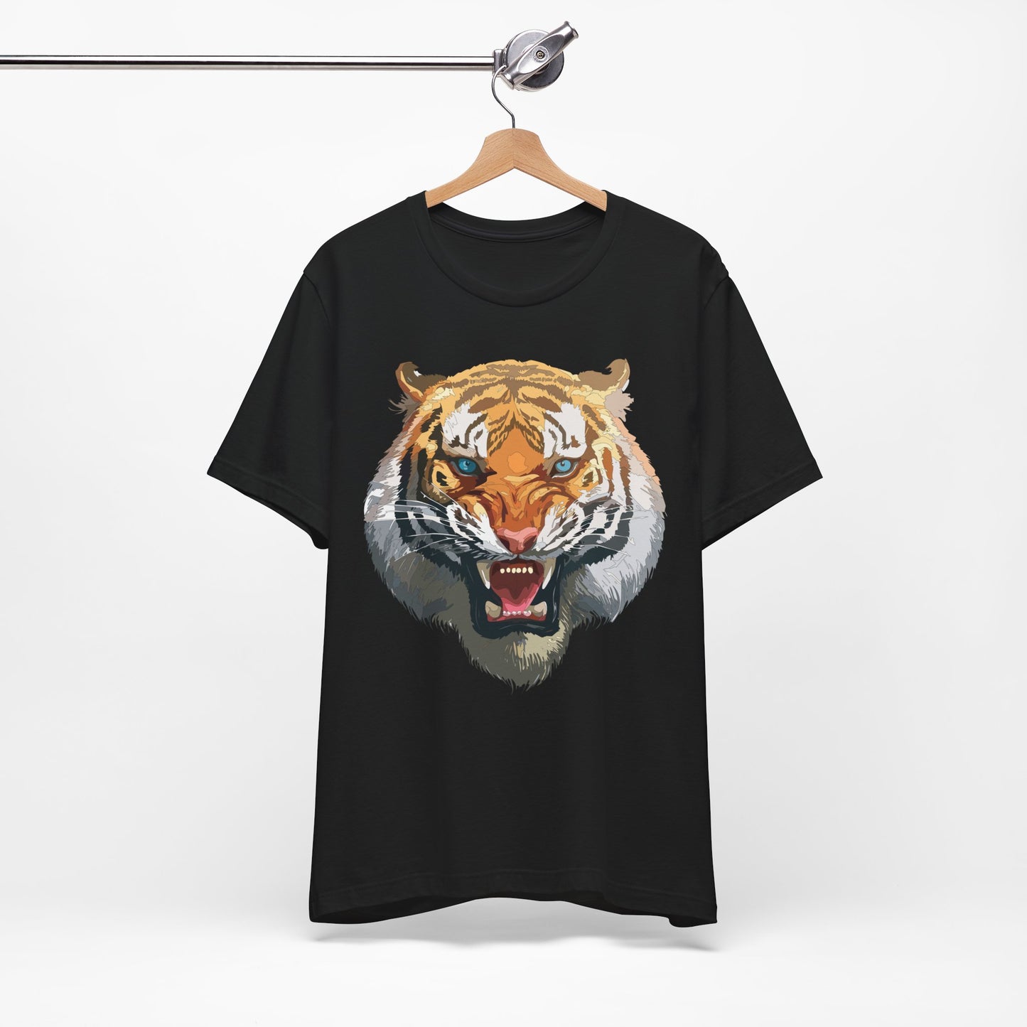 Tiger Shirt, Animal Shirt, T-Shirt with Tiger, Art Design Tee, Wild Animals Tees, Safari T-Shirt, Graphic Design Tee 15