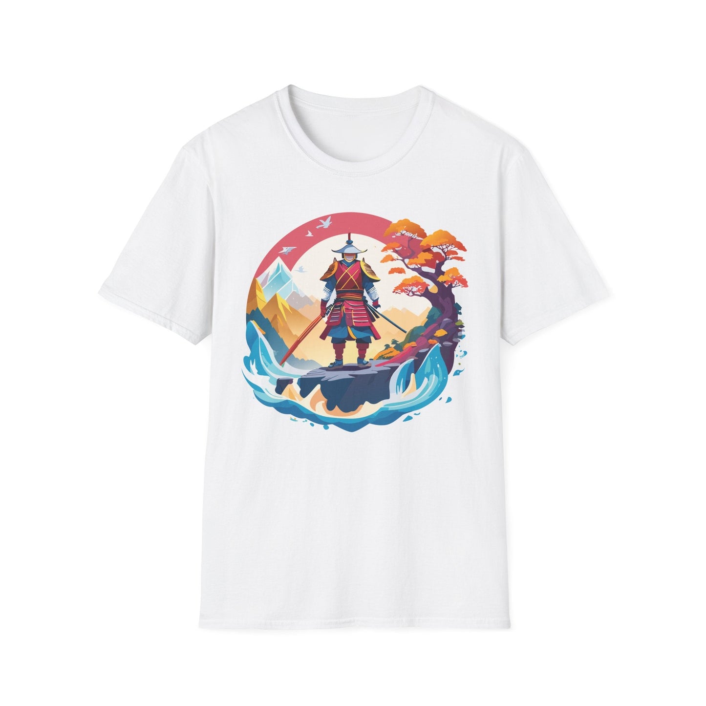 Samurai Shirt Gildan Softstyle 64000 Ring Spun Cotton Unisex Tee For Everyday Comfort