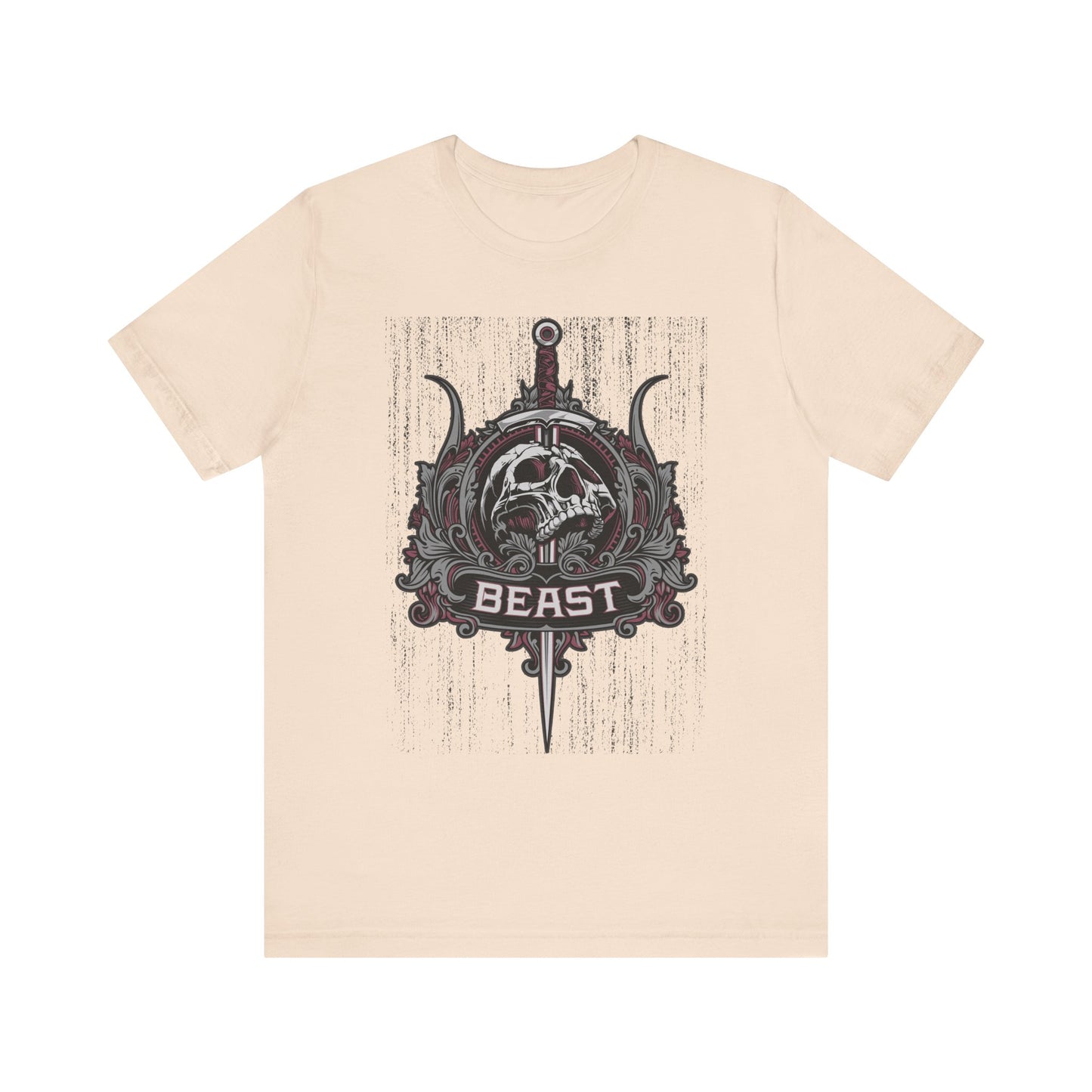 Beast Graphic Tee, Graphic T-Shirt, Artistic Vintage T-Shirt, Vintage Shirt, Skull Tee, Art Design Skull Tees