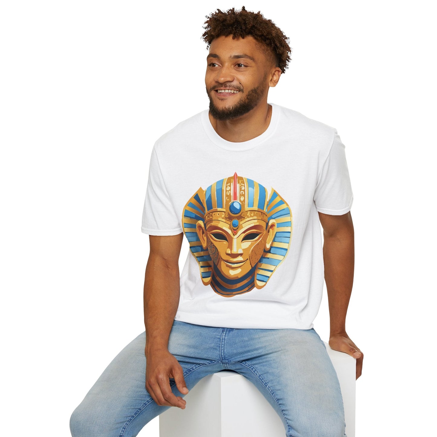 Mask Tee Shirt Unisex Masquerade Tee Softstyle Ring Spun Cotton Comfort For Everyday Wear