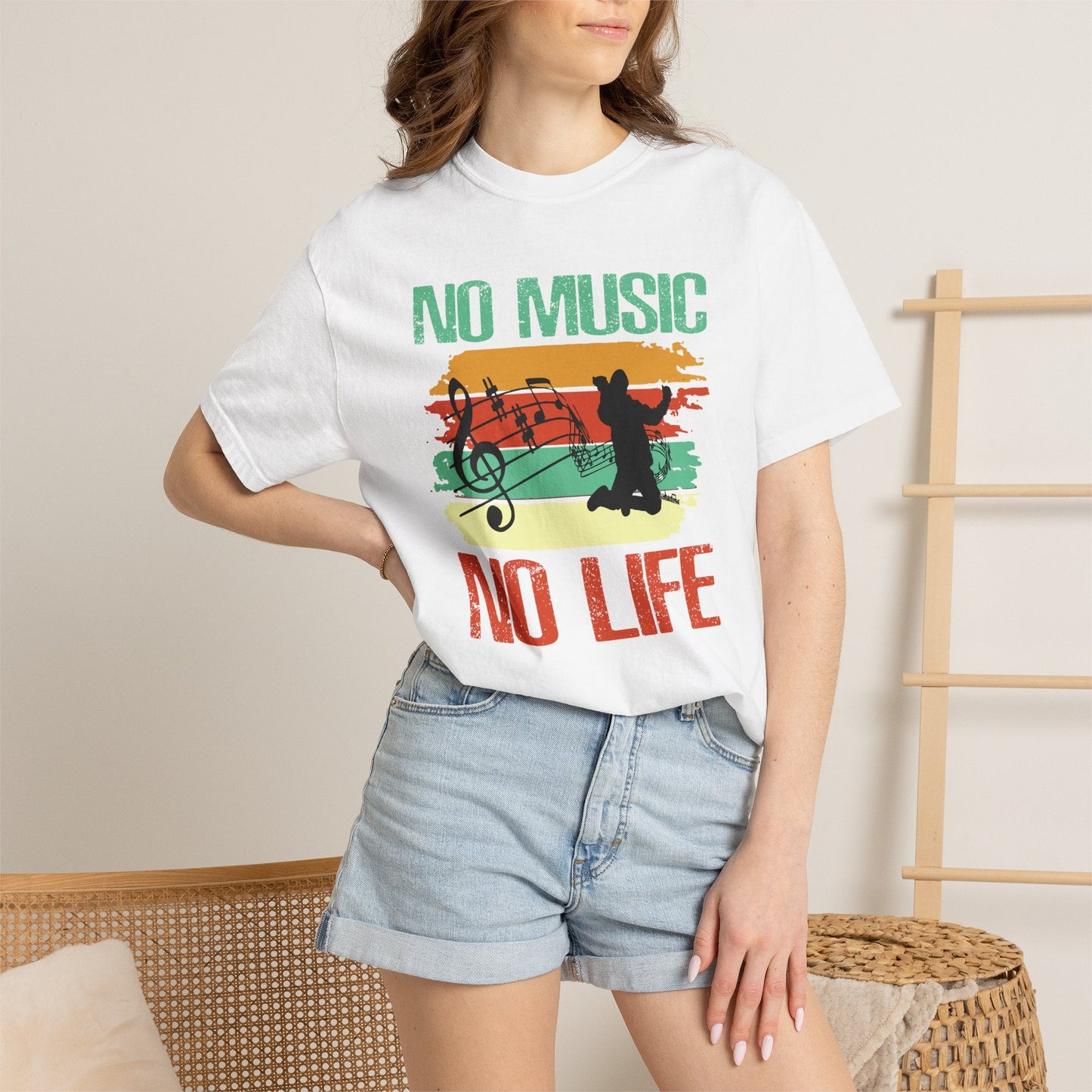 Music Graphic Design Unisex Cotton T-shirt 020