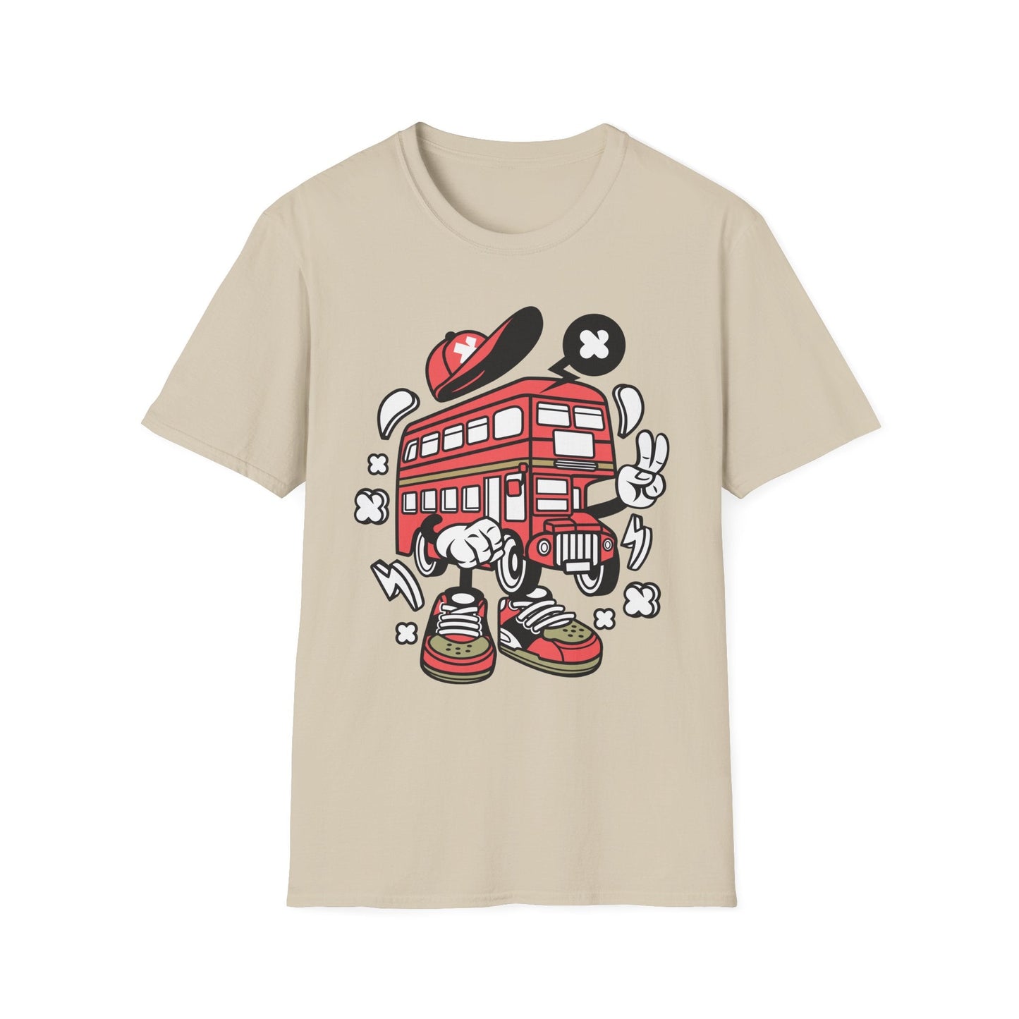 Cartoon Animation T Shirt Funny Tee Unisex Gildan Softstyle 64000 100 Percent Ring Spun Cotton