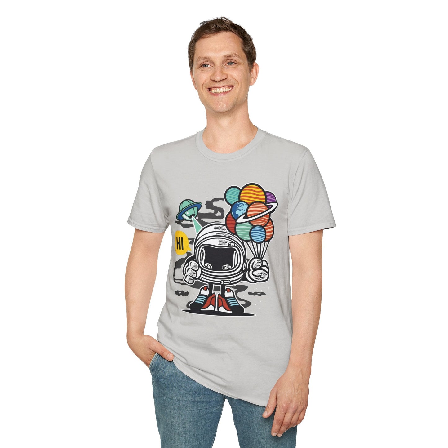 Cartoon T Shirt Animation Tee Funny Graphic Tee Gildan Softstyle 64000 Unisex Comfort