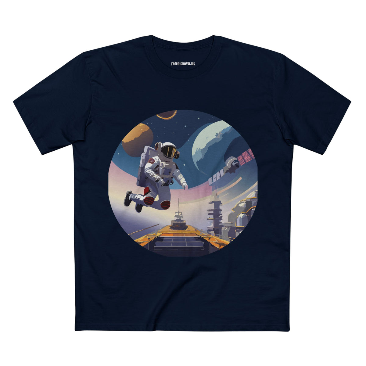 Cosmos Astronaut Graphic Tee Staple Unisex 100 Cotton Tee Shirt - CS-31