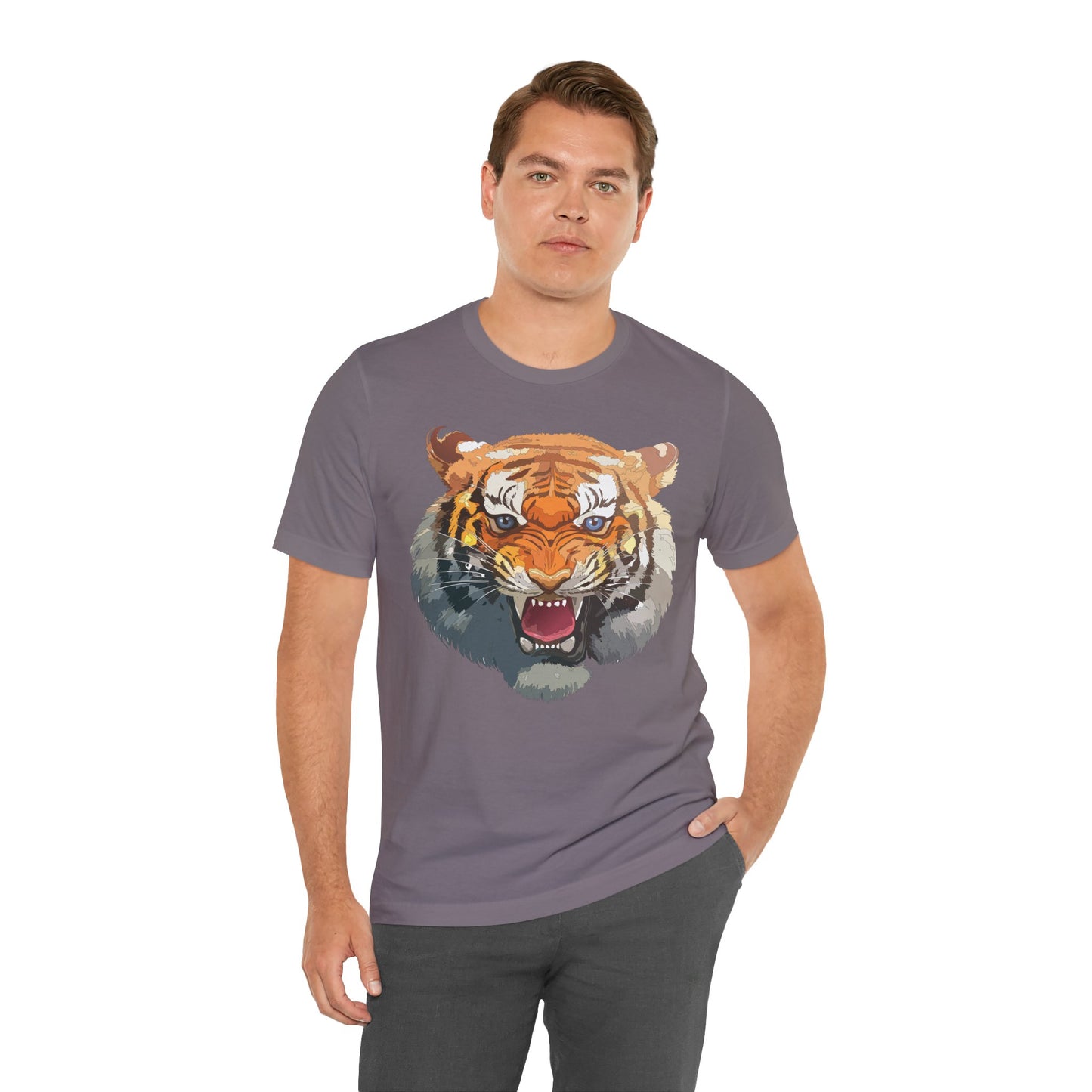 Tiger Shirt, Animal Shirt, T-Shirt with Tiger, Art Design Tee, Animal Tees, Safari T-Shirt, Graphic Design Tee 14