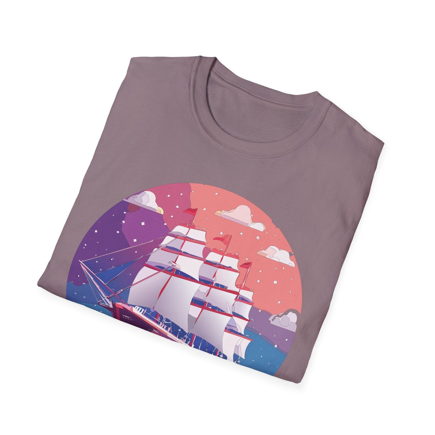 Unisex Gildan Softstyle 64000 T Shirt Ship Frigate Vessel Tee For Maritime Enthusiasts