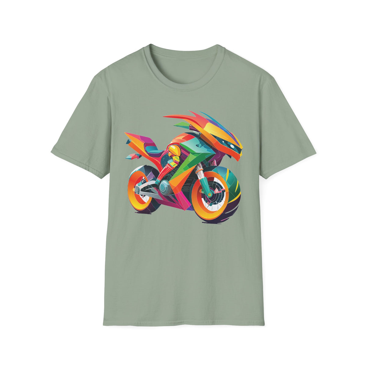 Moto Bike Motorcycle Graphic Tee Gildan Unisex 100 Cotton Tee Shirt m3