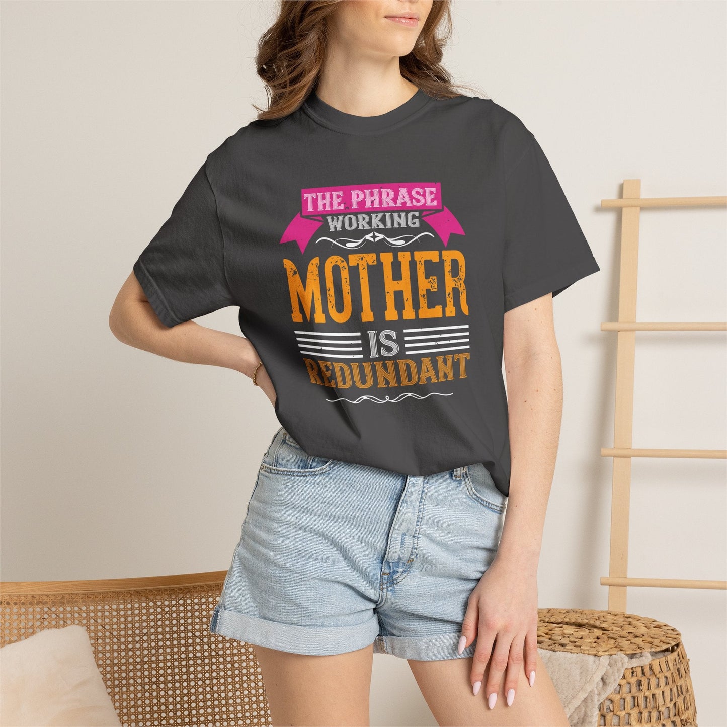Mom T-shirt Mother Day Mama Tee Unisex Comfort Colors Garment-Dyed Cotton h94