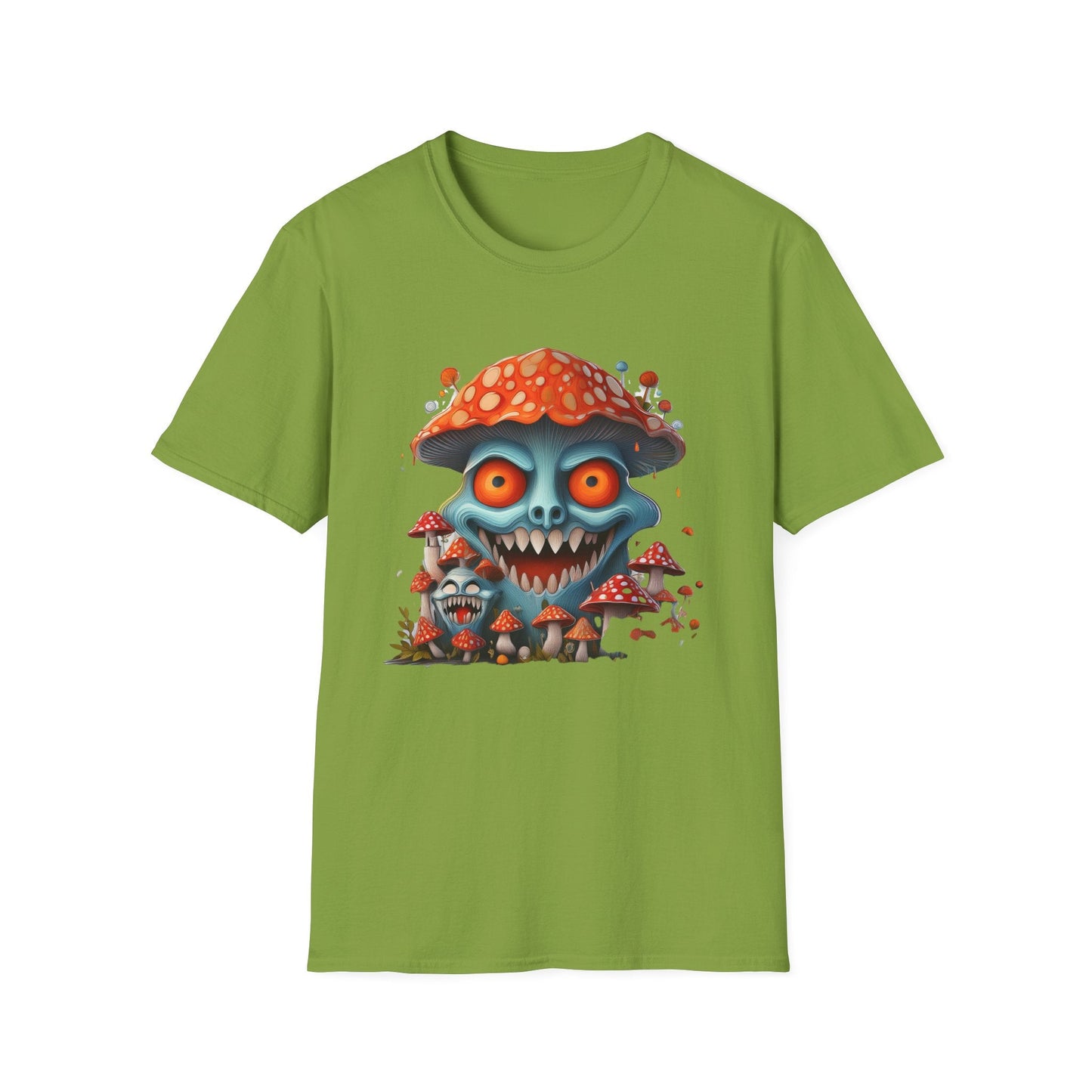 Mashroom Tee Shirt Unisex Softstyle Gildan 64000 Short Sleeve Tee With Funny Mashroom Fungus
