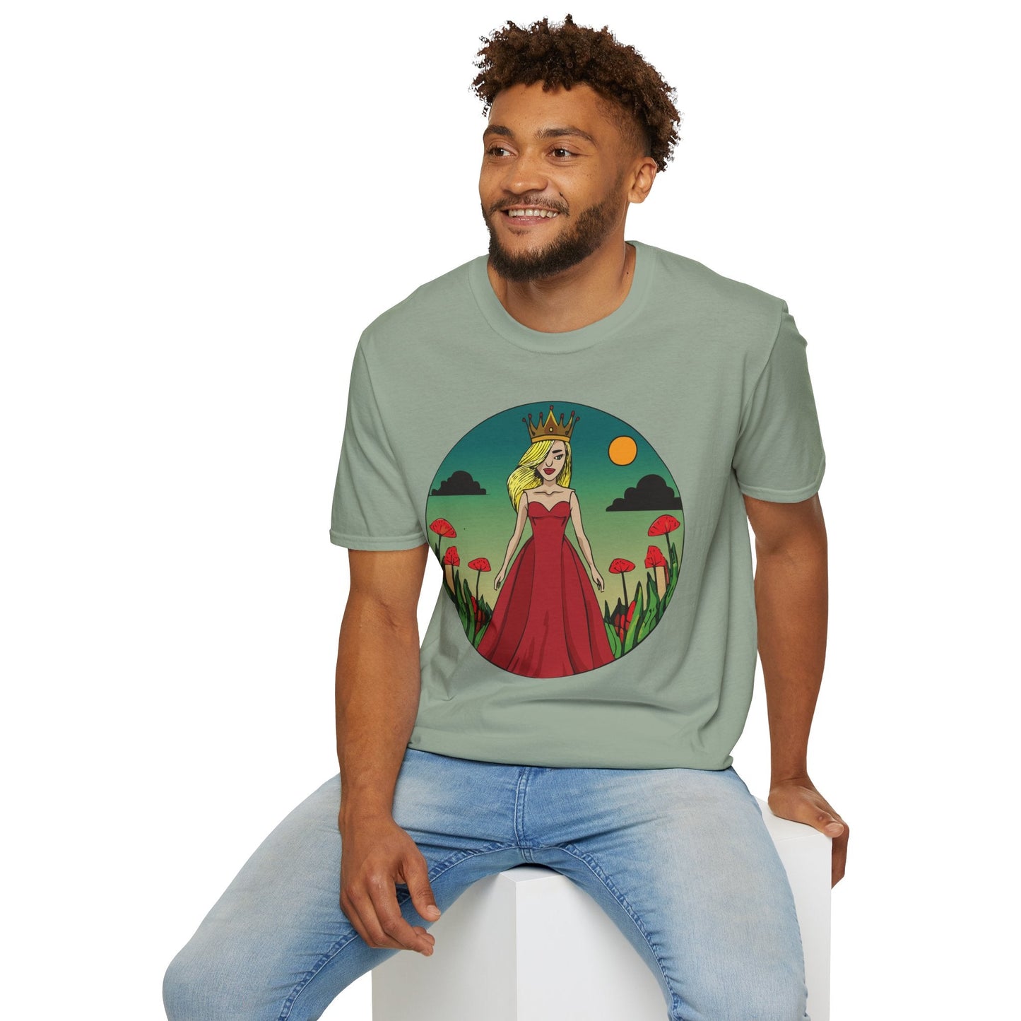 Womens Graphic T Shirt Art Design Tee Unisex Softstyle 64000 Ring Spun Cotton Daily Wear