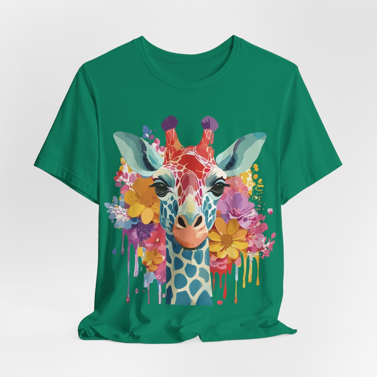 Adelpha Giraffe Graphic Tee Unisex Jersey Short Sleeve Vintage Inspired Art Design