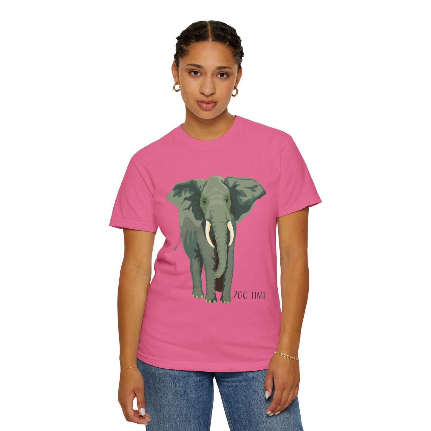 Unisex T-shirt with animal prints