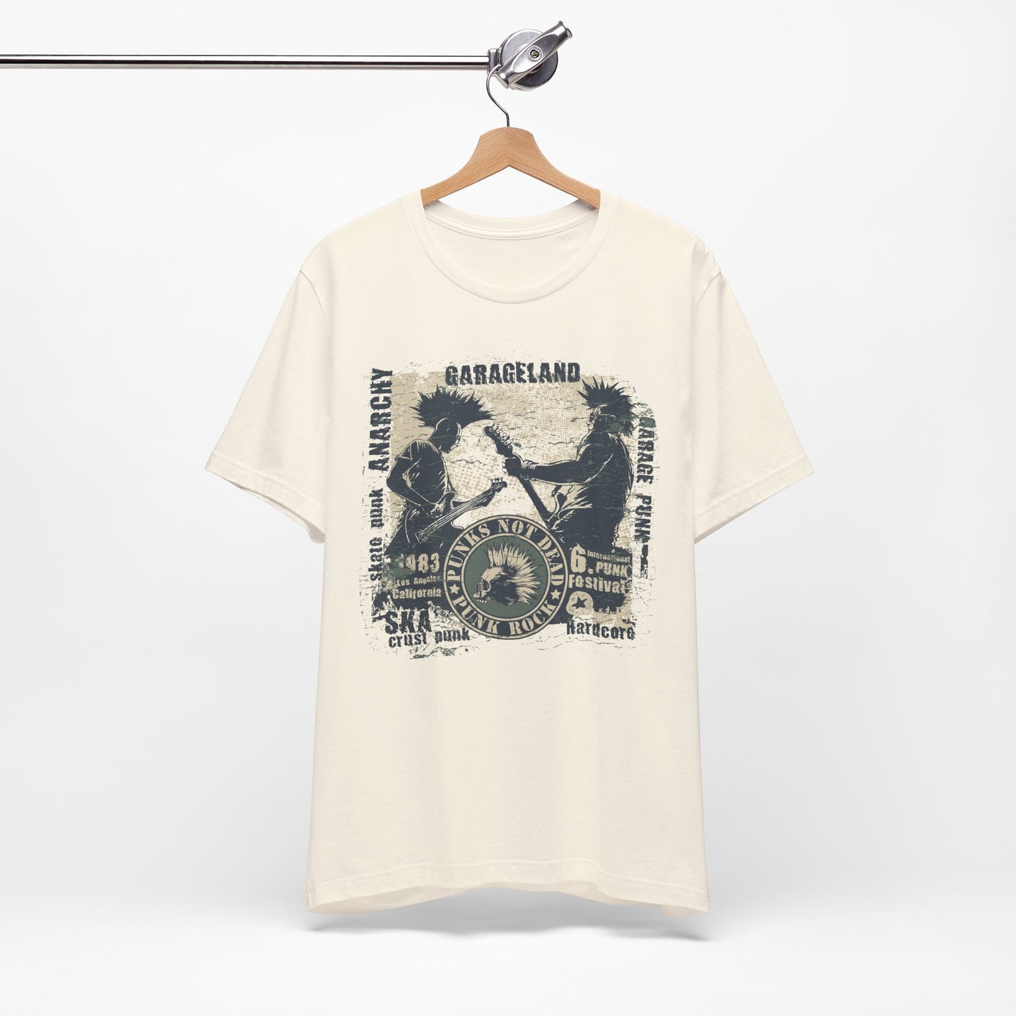 Punk Rock Graphic Tee, Retro Graphic T-Shirt, Artistic Vintage T-Shirt, Vintage Shirt, Retro Tee, Art Design Music Tees