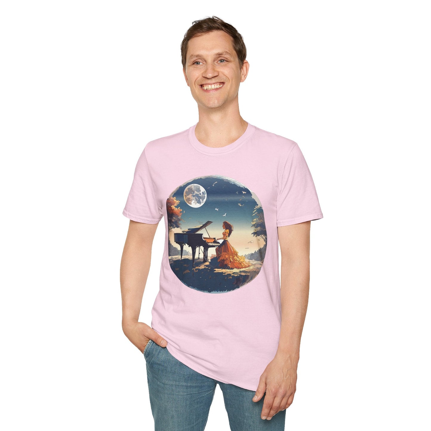Womens Graphic T Shirt Art Design Gildan Softstyle Tee 100 Percent Ring Spun Cotton Unisex