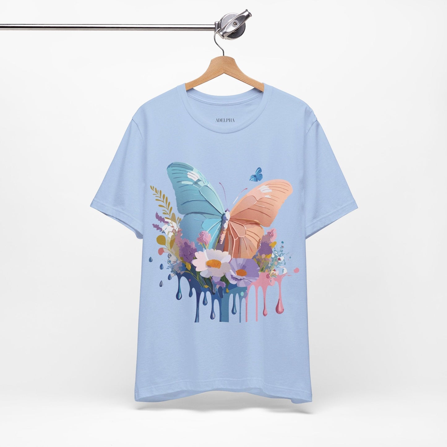Butterfly Graphic Tee By Adelpha Unisex Vintage Inspired Art Shirt