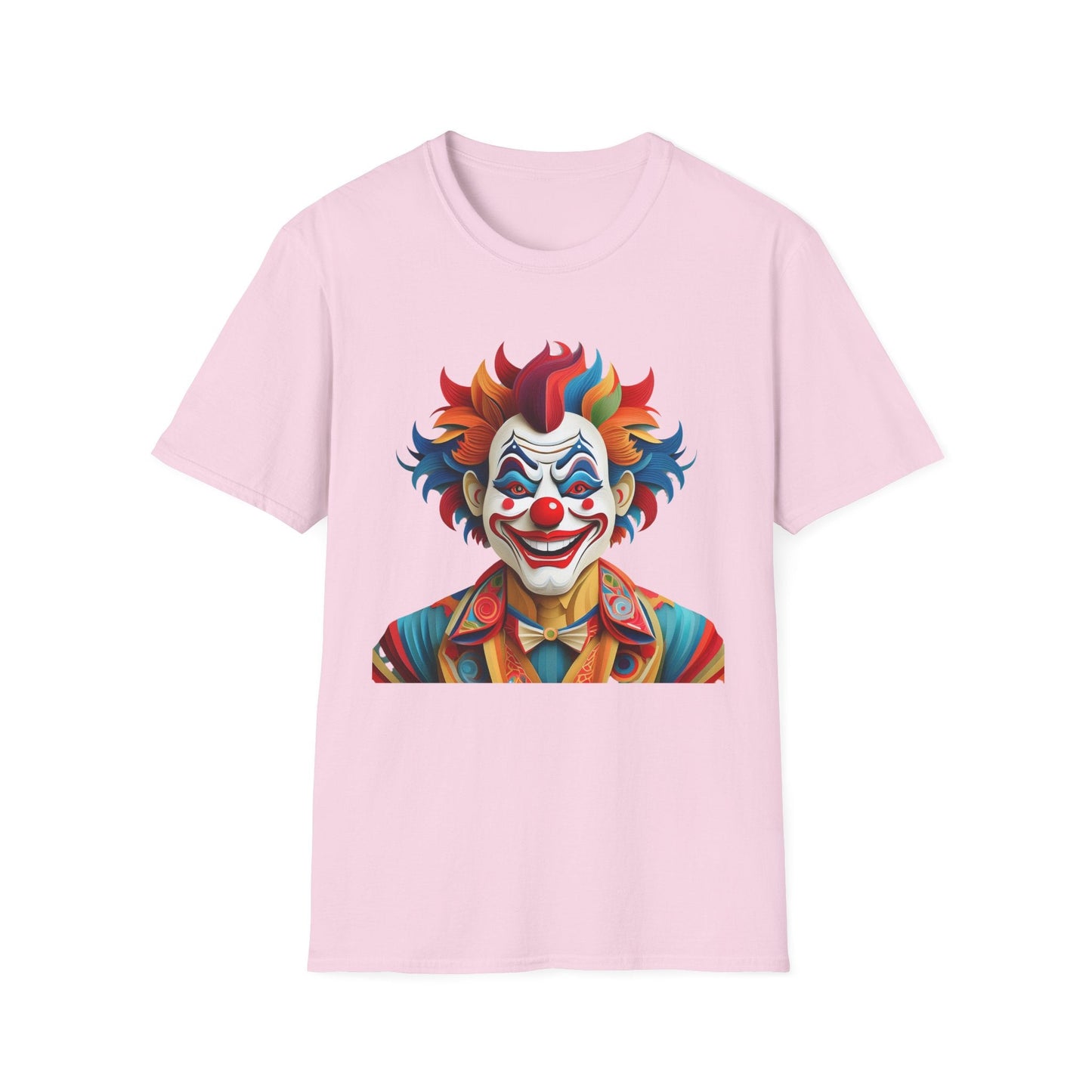 Clown Shirt, T Shirt with Clown, Funny Man Shirt, Tee Shirt with Funny Man, Circus Shirt, Shirt with Circus, Scary Man Shirt, Shirt with Scary Man
