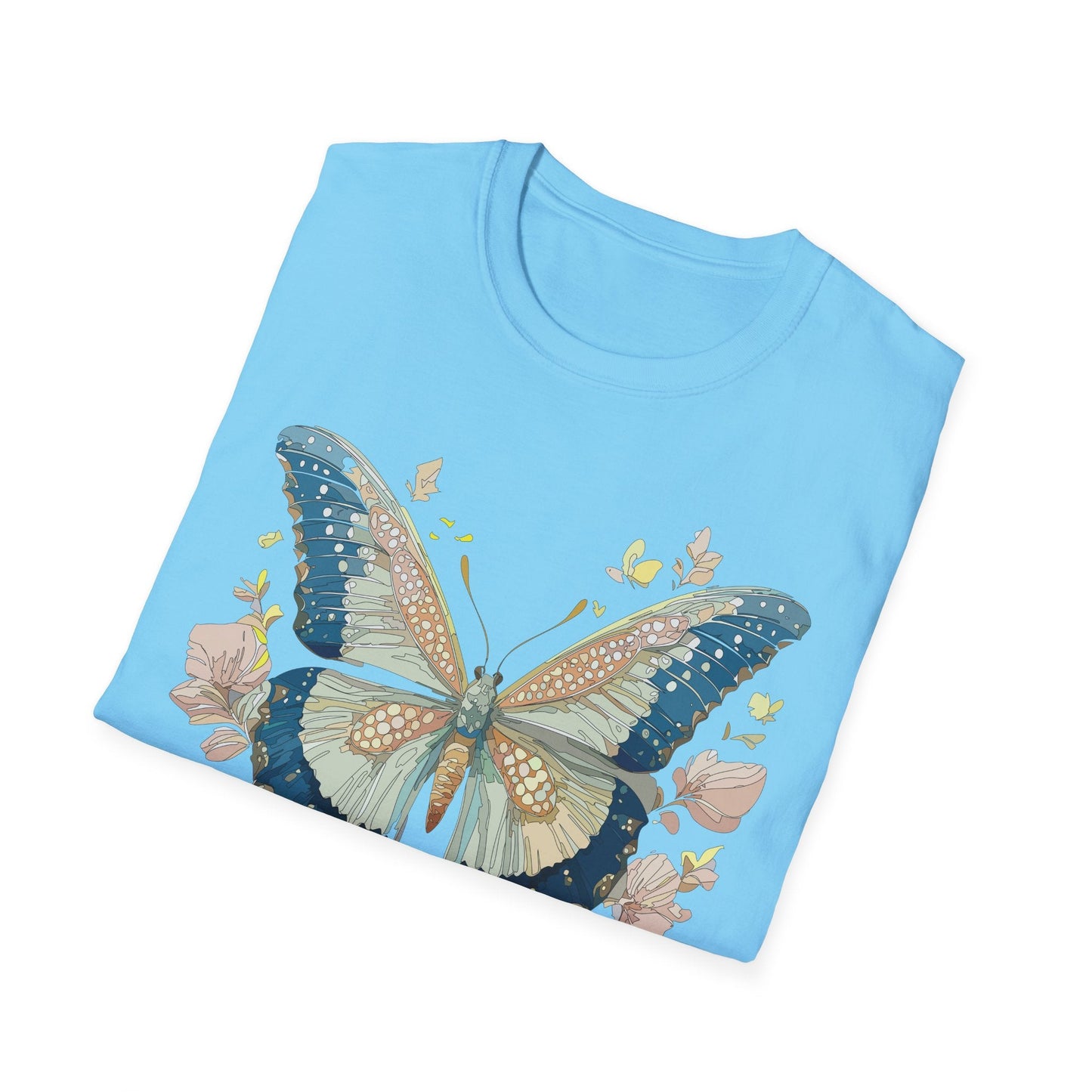 Butterfly Shirt Unisex T Shirt Monarch Butterfly Softstyle Gildan 100 Cotton Tee
