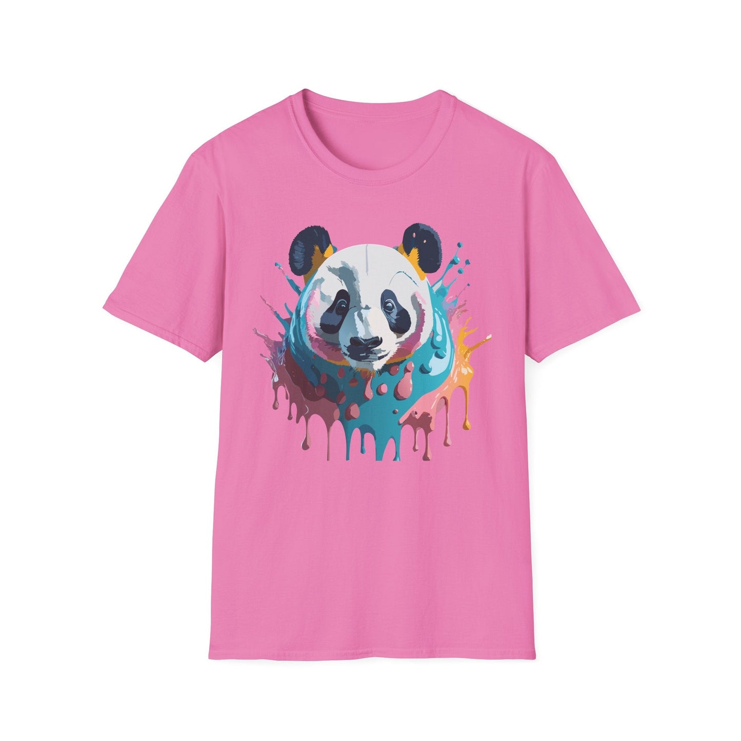 Panda Shirt Unisex T Shirt Gildan Softstyle 64000 Panda Graphic Animal Tee 100 Percent Cotton