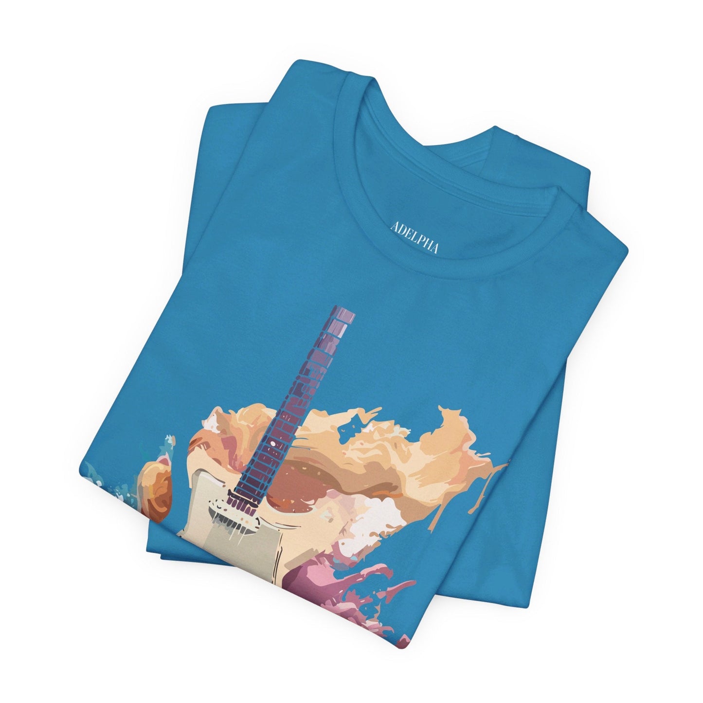 Adelpha Music Graphic T Shirt Unisex Jersey Short Sleeve Vintage Inspired Artwork Tee