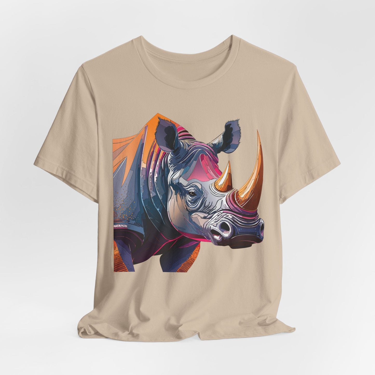 Unisex Animal Print Tee Shirt Featuring Wild Animals Art Design For Everyday Wear