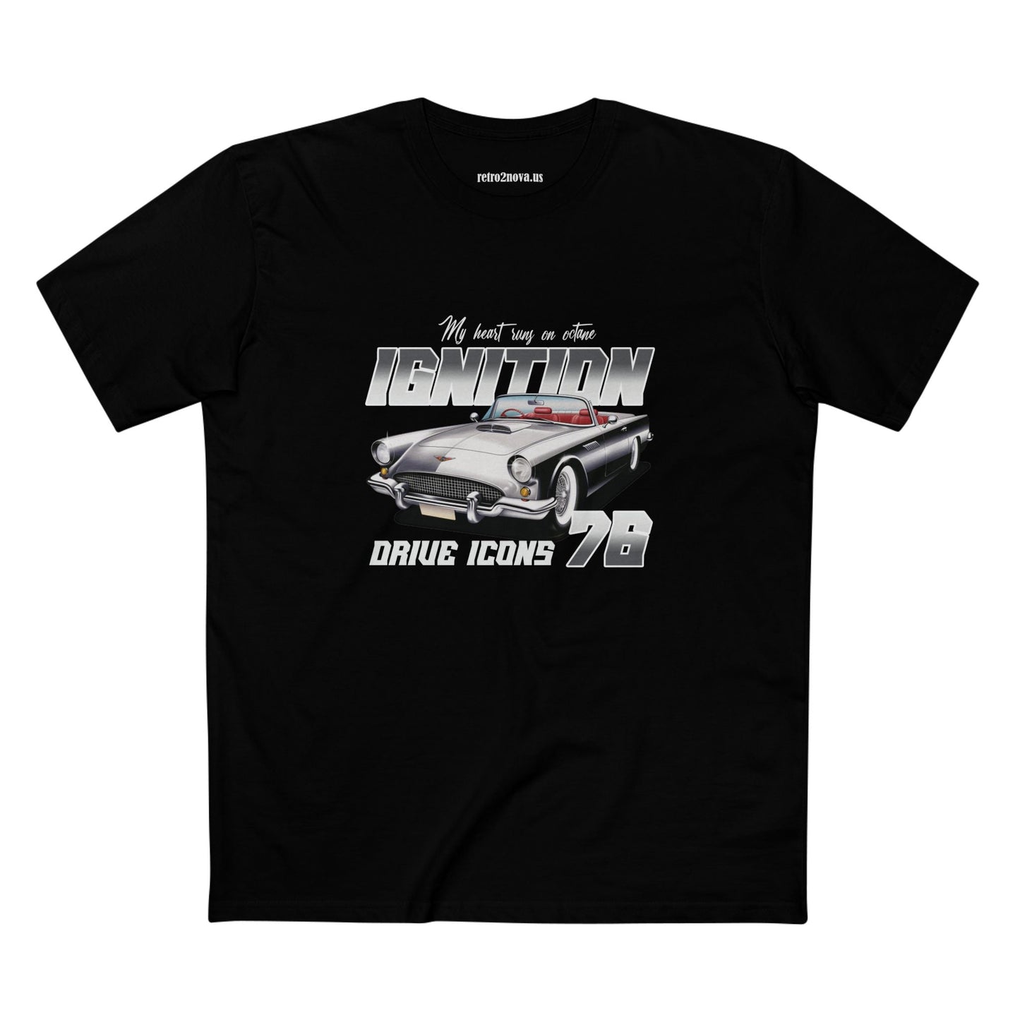 Retro Car Shirts Vintage Car Shirts RC11 Unisex Premium Cotton Tee With Original Art Design