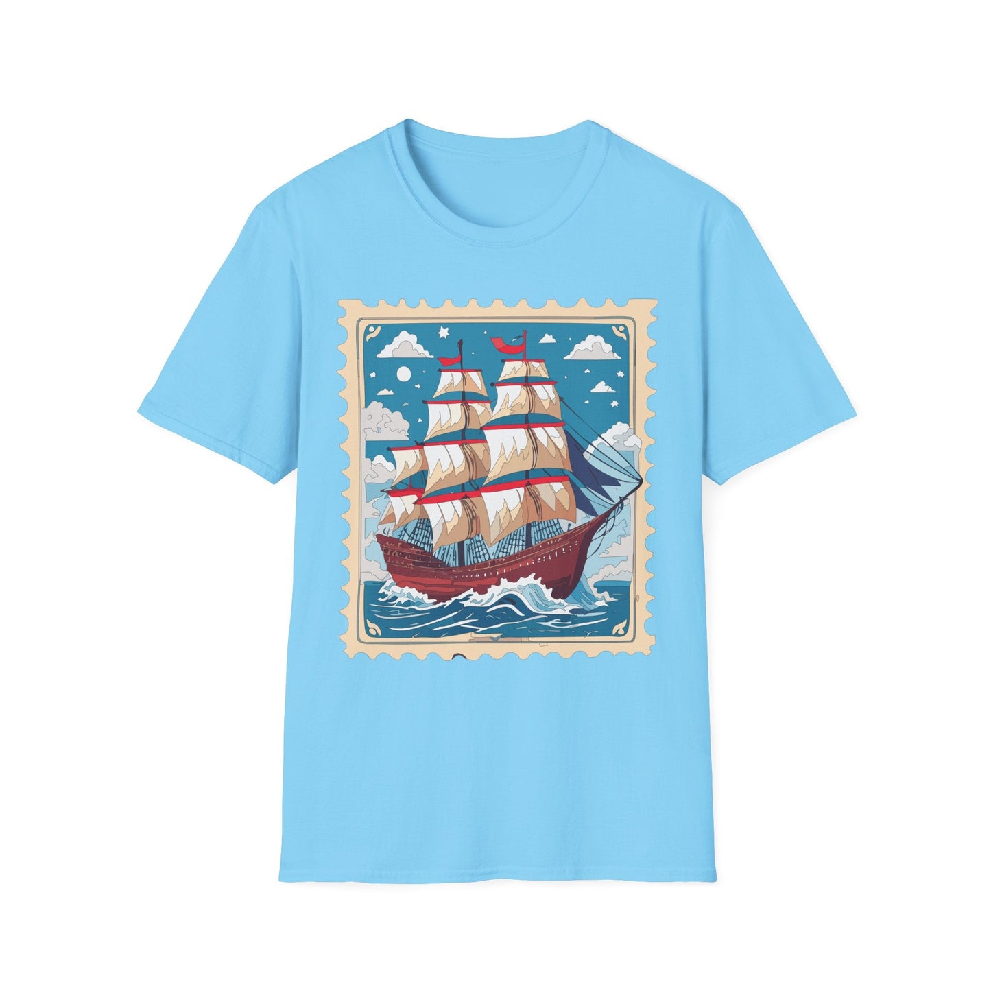 Unisex Softstyle Gildan 64000 Short Sleeve T Shirt Vessel Ship Frigate Tee For Everyday Comfort
