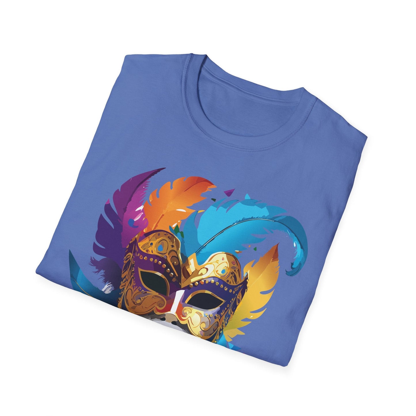 Mask Graphic Unisex Cotton Masquerade Design Artwork Tee 29