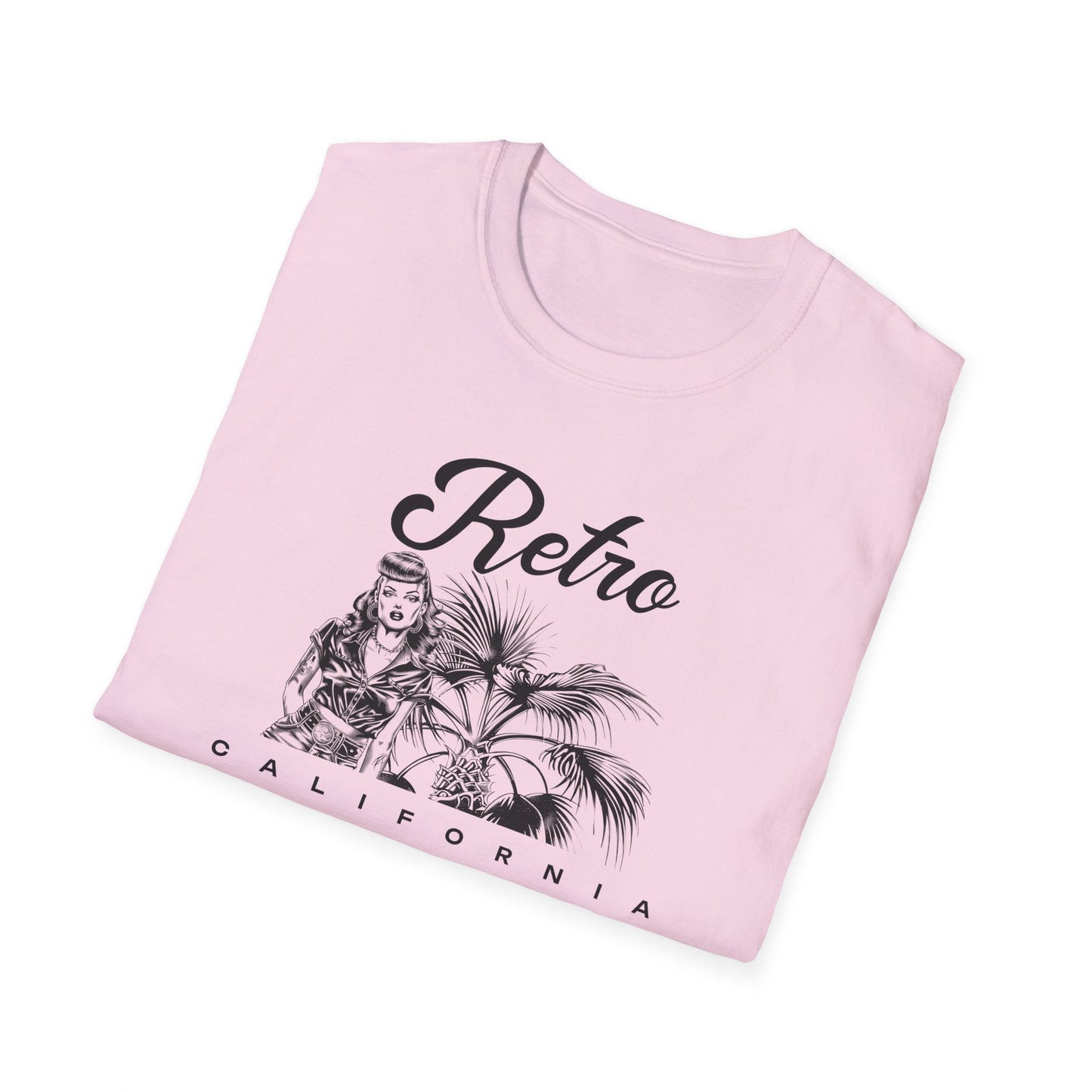 Retro California T-Shirt Unisex Cotton Vintage Palm Beach Graphic Tee