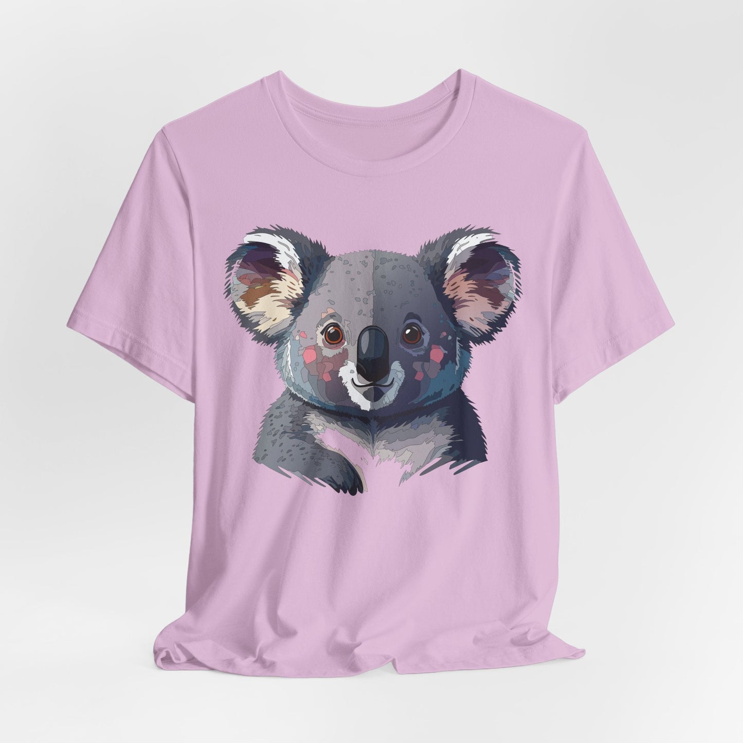 Unisex Animal Shirt With Animal Art Design Tee Wild Animals Short Sleeve Jersey Cotton